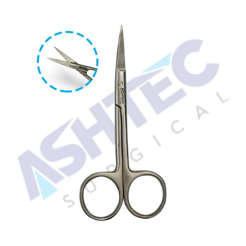 Iris Scissor , Curved ,  Size 10.5cm ,   Satin Finish