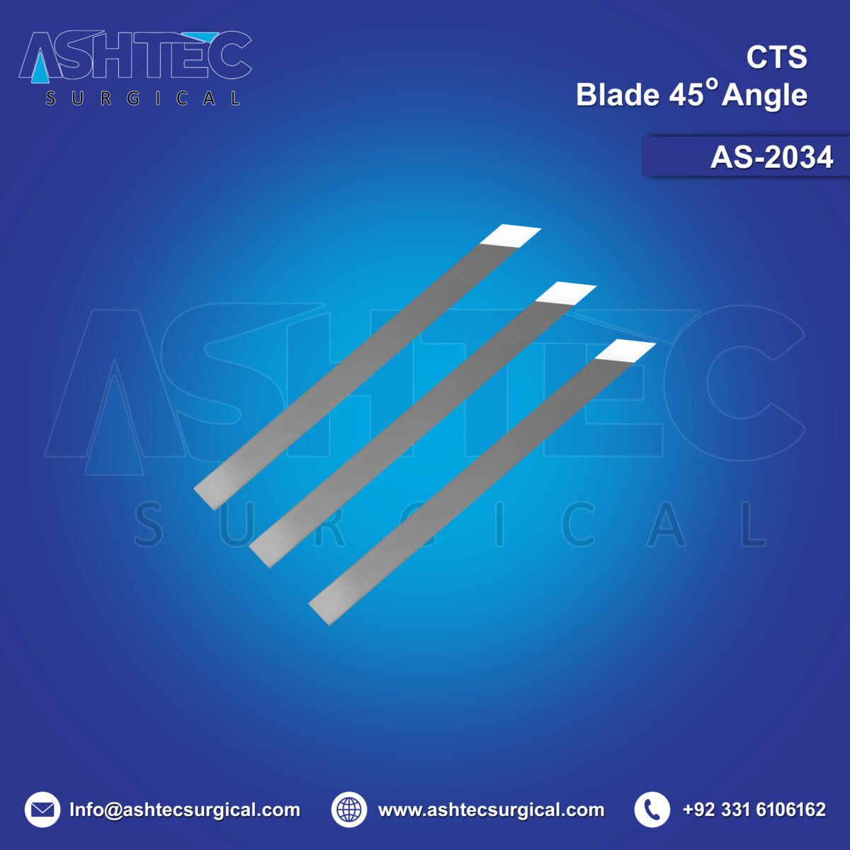 CTS Blades for Hair Transplant – 45° Angle - Image 1