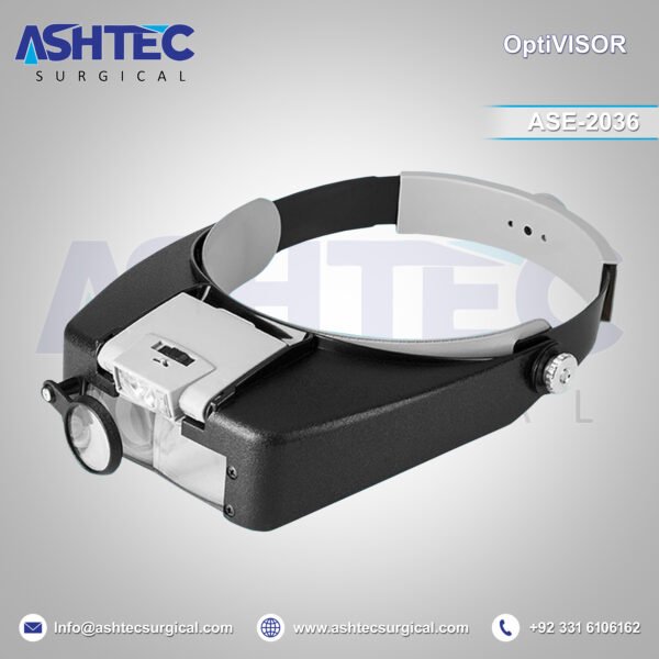 OptiVISOR Optical Glass Binocular Headband Magnifier