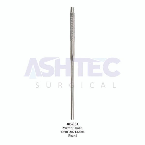 Mirror Handle, 5mm dia, 12.5cm, Round