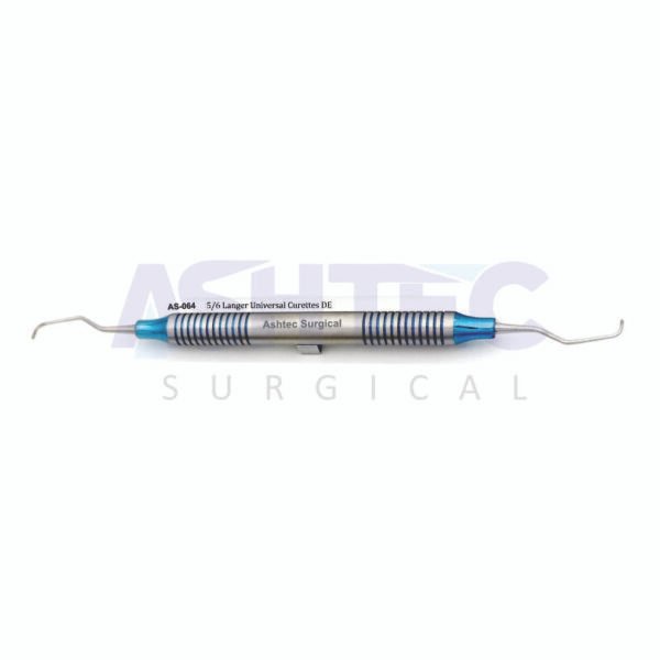 5/6 Langer Universal Curette, Double Ended, BLUE LINE