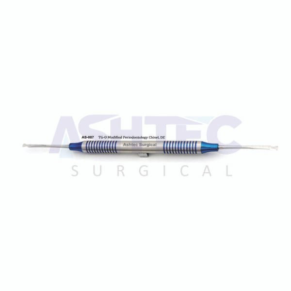 TG-0 Modified Periodontology Chisel, Working End 3.2mm, Double Ended, BLUE LINE