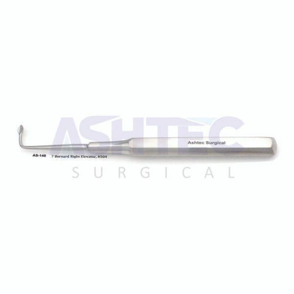 7 Bernard Root Tip Elevator, Right 4mm, 15.5cm, Slim Handle