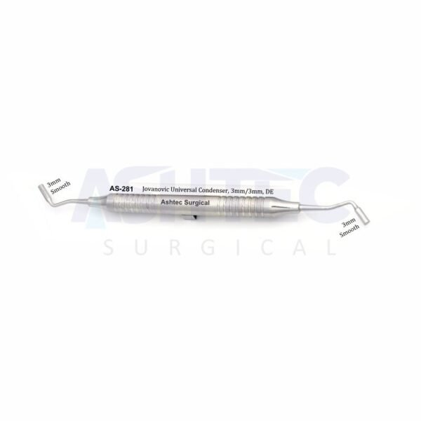 Jovanovic Universal Condenser, 3mm/3mm, Smooth