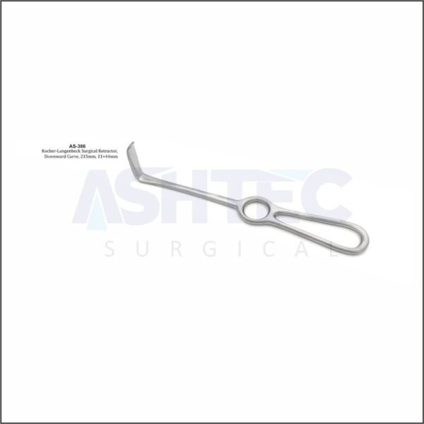 Kocher-Langenbeck Retractor, Downward, 11x44mm, 21.5cm