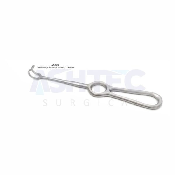Middeldorp Retractor, Downward, 22x20mm, 22cm