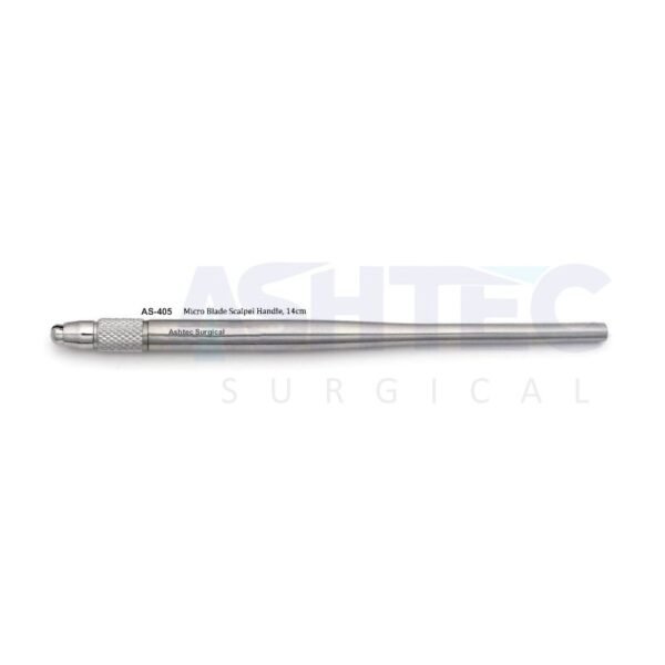 Micro Blade Scalpel No.3, Round Handle, 14cm