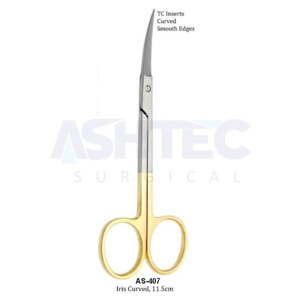 Iris Scissors, T/C, 11.5cm, Curved