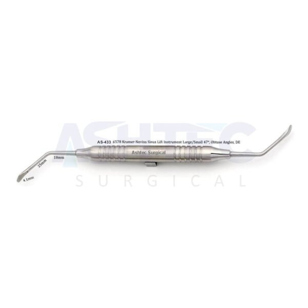 Kramer-Nevins Sinus Lift Instrument, Large/Small, 47° Obtuse Angles, DE
