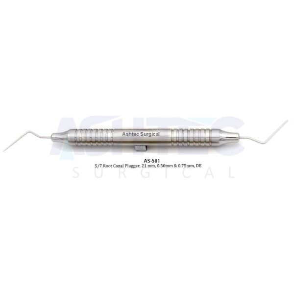 5/7 Root Canal Plugger, 21mm, 0.50mm & 0.75mm, DE