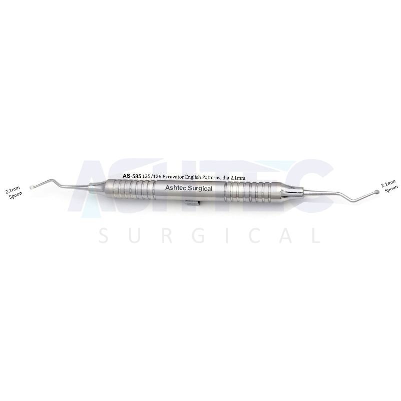 AS-585 Excavator, English Pattern, Fig. 125/126, 2.1mm Spoon Dia - Image 1