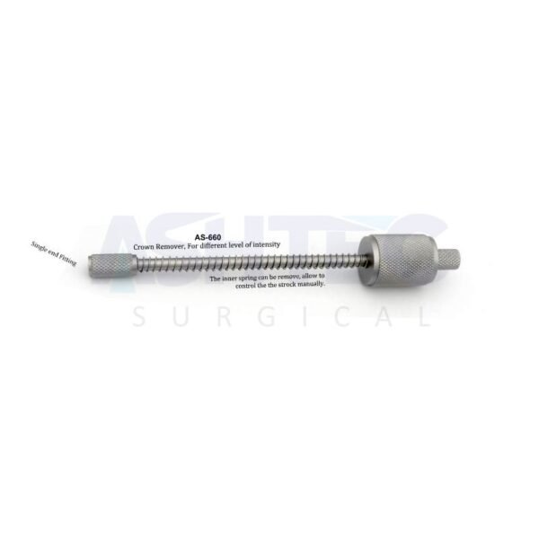 Manual Crown Remover with 6 Interchangeable Tips