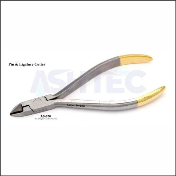 Orthodontic Plier, T/C, Pin & Ligature Cutter, 12.5cm