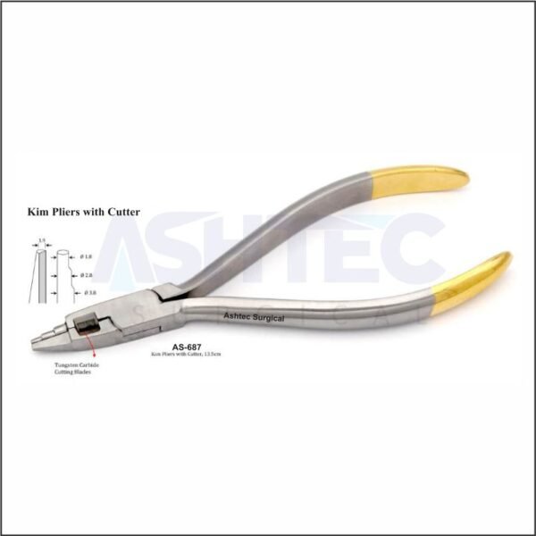 Kim Plier with Cutter, T/C, 13.5cm