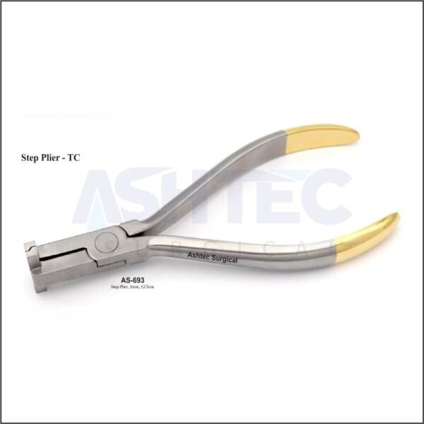 Step Orthodontic Plier, T/C, 12.5cm