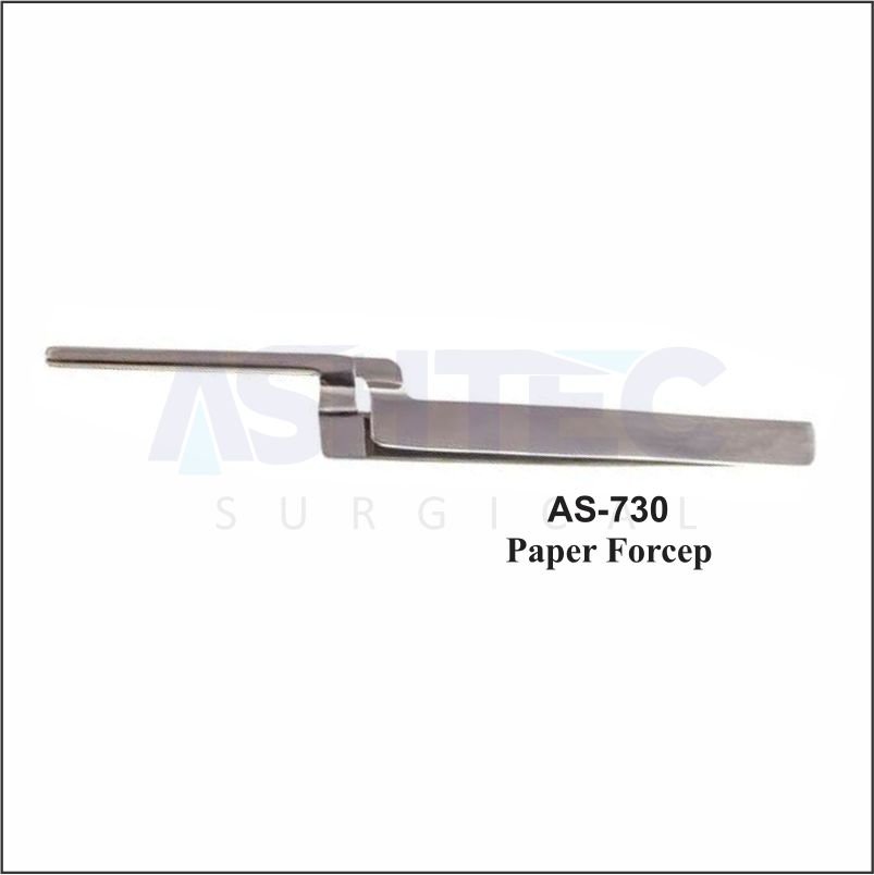 AS-730 Miller Articulating Paper Forceps, 6" - Image 1