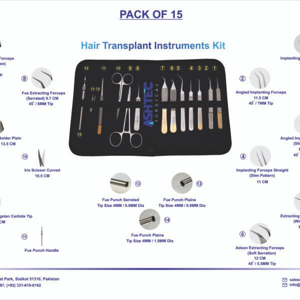 Professional Hair Transplant Instruments Kit