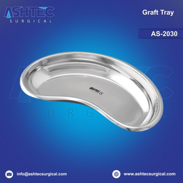 7 inch stainless steel graft dish for hair transplant