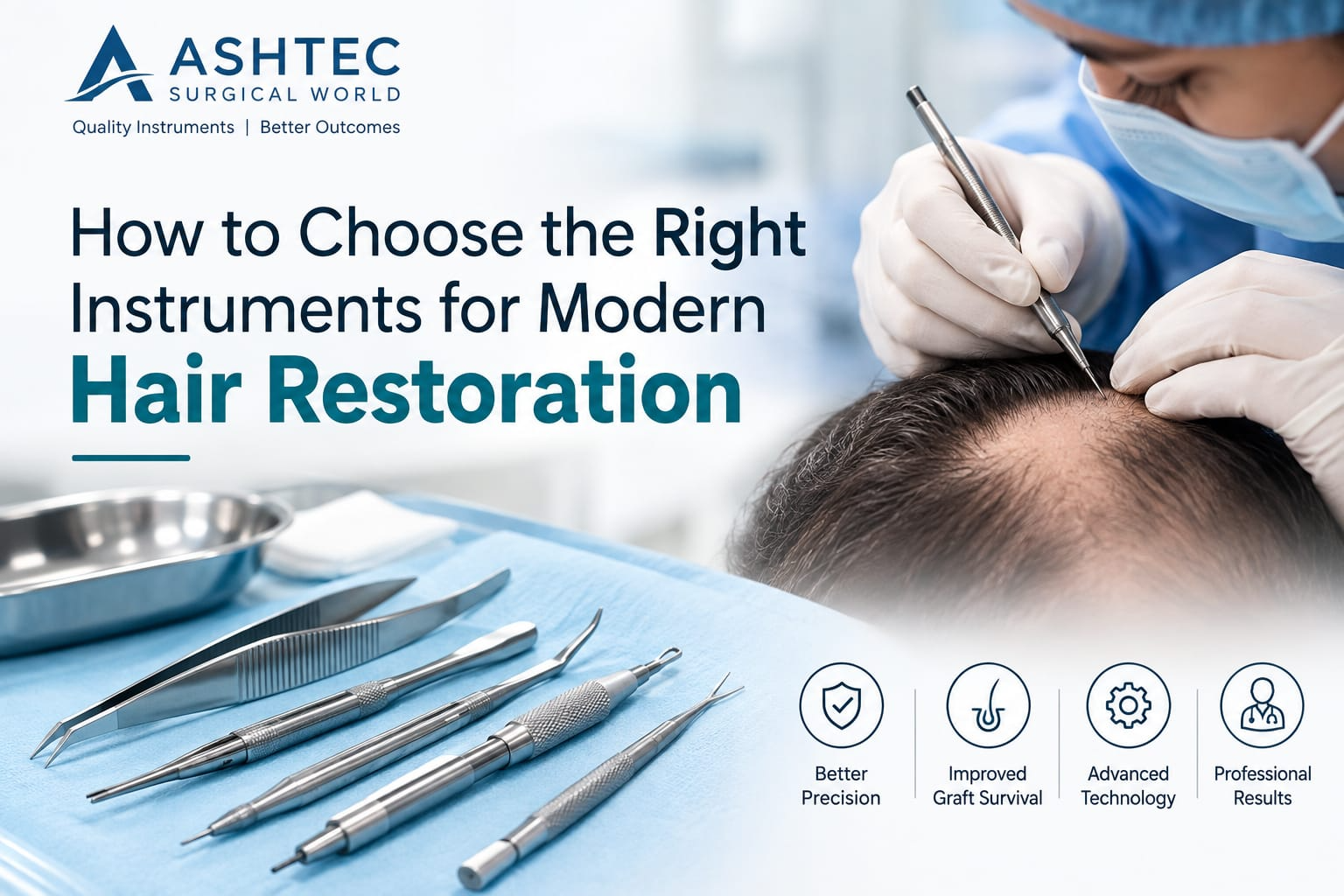 right instruments for modern hair restoration